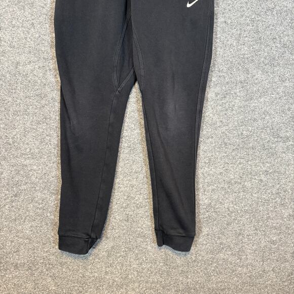 Nike Pants Mens Medium Black Joggers Stretch Casual Fleece Sweatpants Swoosh - Picture 3 of 10
